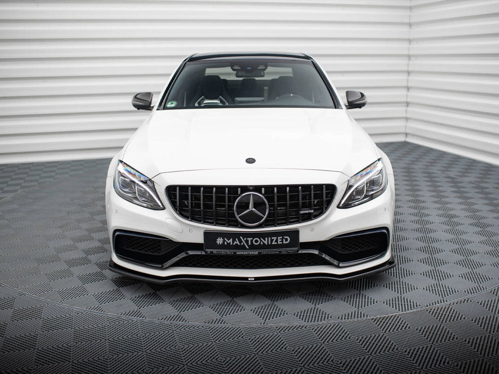 Front Splitter V.1 Mercedes-AMG C63 Sedan / Estate W205 / S205 - Wayside Performance 