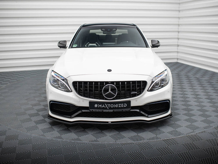 Front Splitter V.1 Mercedes-AMG C63 Sedan / Estate W205 / S205 - Wayside Performance 