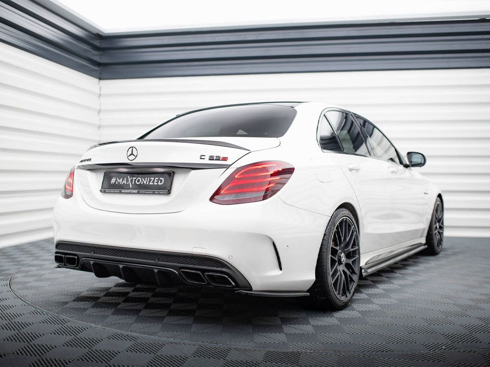 Rear Side Splitters Mercedes-AMG C63 Sedan / Estate W205 / S205 - Wayside Performance 