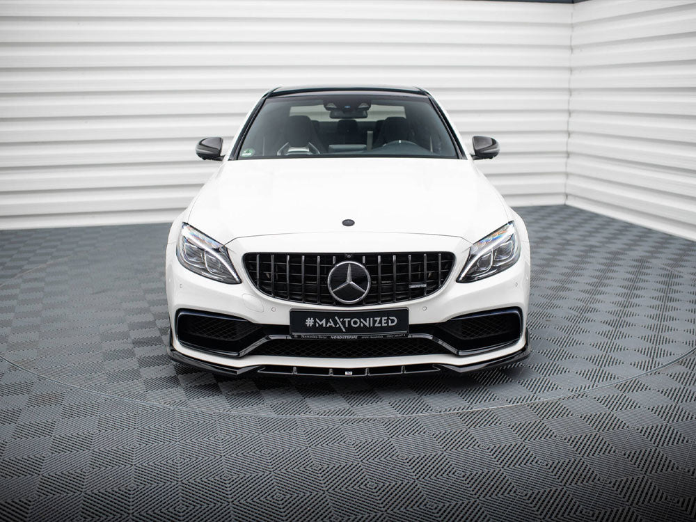 Front Splitter V.2 Mercedes-AMG C63 Sedan / Estate W205 / S205 - Wayside Performance 