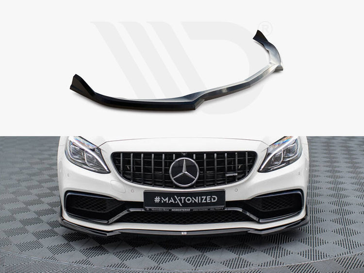 Front Splitter V.3 Mercedes-AMG C63 Sedan / Estate W205 / S205 - Wayside Performance 