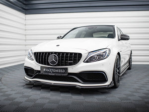 Front Splitter V.3 Mercedes-AMG C63 Sedan / Estate W205 / S205 - Wayside Performance 