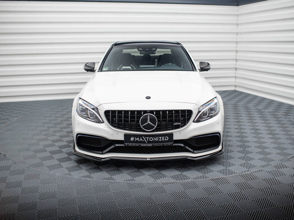 Front Splitter V.3 Mercedes-AMG C63 Sedan / Estate W205 / S205 - Wayside Performance 