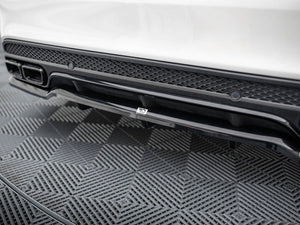 Central Rear Splitter (Vertical Bars) Mercedes-AMG C63 Sedan / Estate W205 / S205 - Wayside Performance 