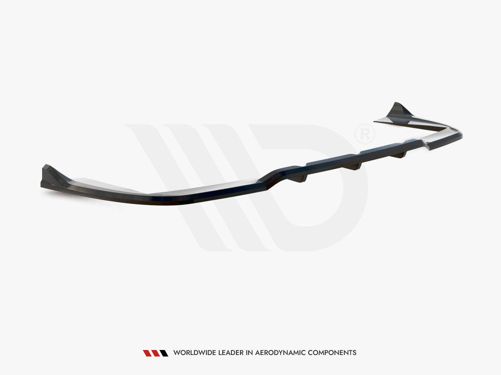 Central Rear Splitter (Vertical Bars) Mercedes-AMG C63 Sedan / Estate W205 / S205 - Wayside Performance 
