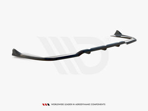 Central Rear Splitter (Vertical Bars) Mercedes-AMG C63 Sedan / Estate W205 / S205 - Wayside Performance 