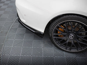 Central Rear Splitter (Vertical Bars) Mercedes-AMG C63 Sedan / Estate W205 / S205 - Wayside Performance 