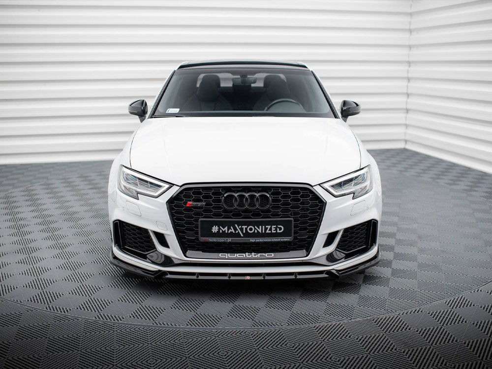 Front Splitter V.3 Audi RS3 Sedan 8V Facelift - Wayside Performance 
