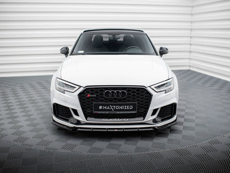 Front Splitter V.3 Audi RS3 Sedan 8V Facelift - Wayside Performance 