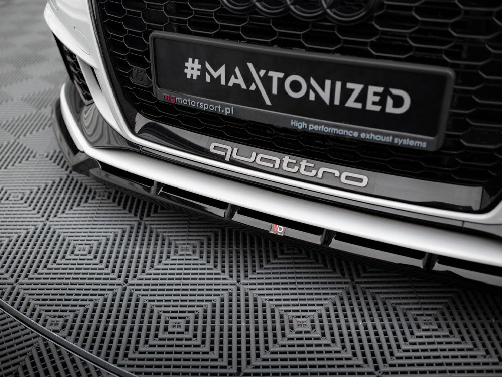 Front Splitter V.3 Audi RS3 Sedan 8V Facelift - Wayside Performance 