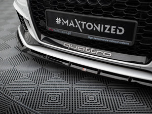 Front Splitter V.3 Audi RS3 Sedan 8V Facelift - Wayside Performance 