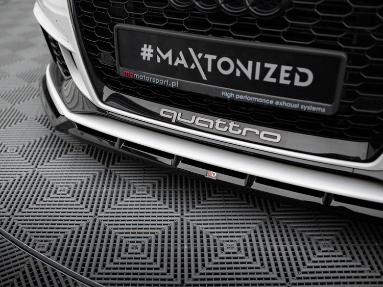 Front Splitter V.3 Audi RS3 Sedan 8V Facelift - Wayside Performance 