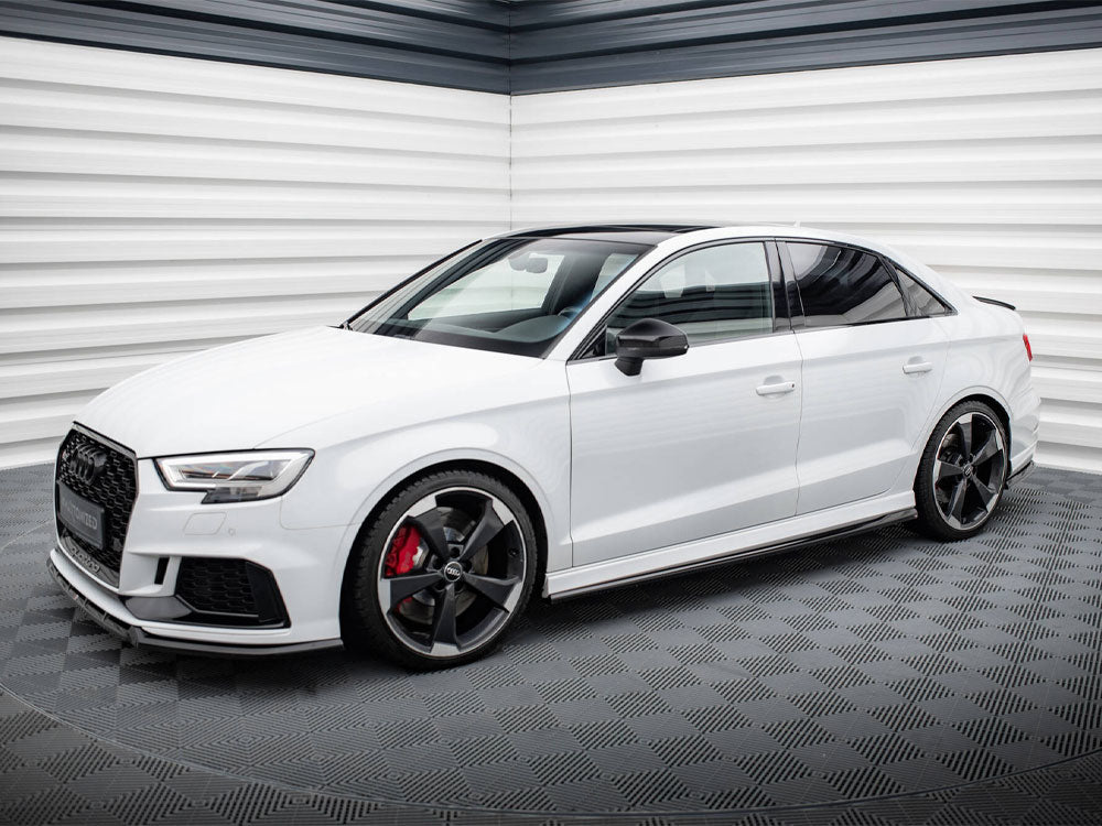 Side Skirts Diffusers V.2 Audi RS3 Sedan 8V Facelift - Wayside Performance 