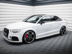Side Skirts Diffusers V.2 Audi RS3 Sedan 8V Facelift - Wayside Performance 