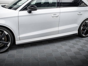 Side Skirts Diffusers V.2 Audi RS3 Sedan 8V Facelift - Wayside Performance 