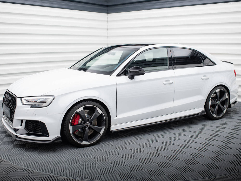 Side Skirts Diffusers V.3 Audi RS3 Sedan 8V Facelift - Wayside Performance 