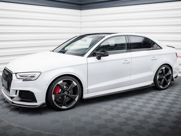 Side Skirts Diffusers V.3 Audi RS3 Sedan 8V Facelift - Wayside Performance 