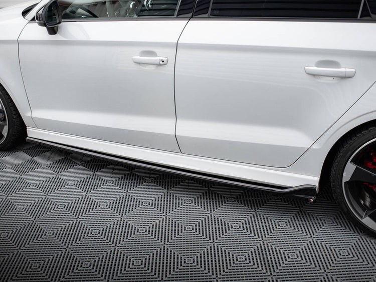 Side Skirts Diffusers V.3 Audi RS3 Sedan 8V Facelift - Wayside Performance 