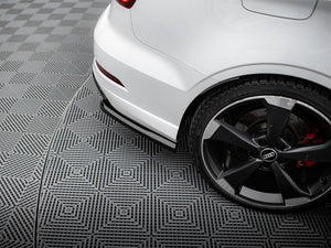 Rear Side Splitters V.2 Audi RS3 Sedan 8V Facelift - Wayside Performance 