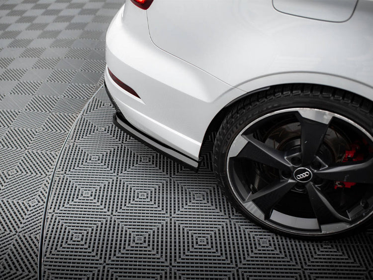 Rear Side Splitters V.2 Audi RS3 Sedan 8V Facelift - Wayside Performance 