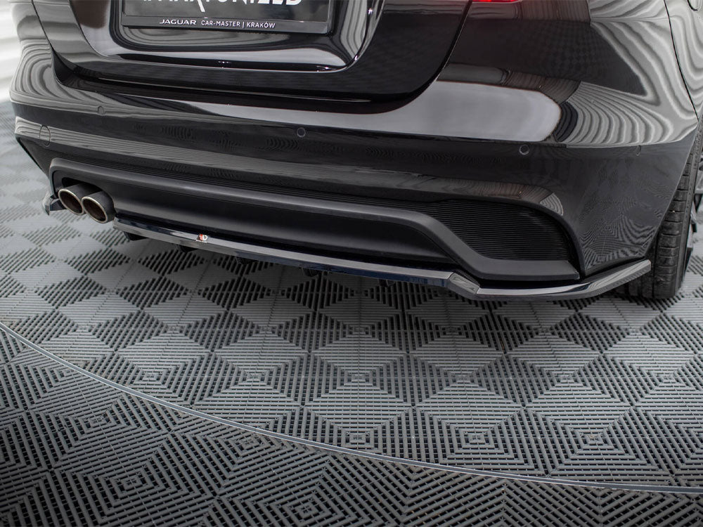 Central Rear Splitter (Vertical Bars) Jaguar XE X760 Facelift - Wayside Performance 