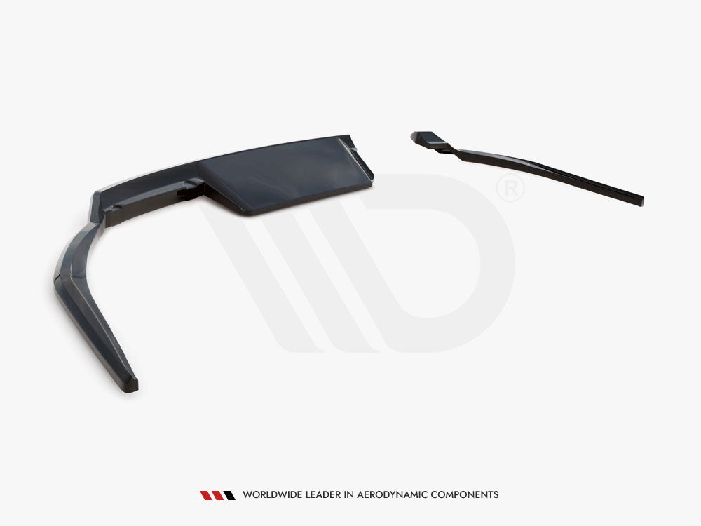 Central Rear Splitter (Vertical Bars) Jaguar XE X760 Facelift - Wayside Performance 