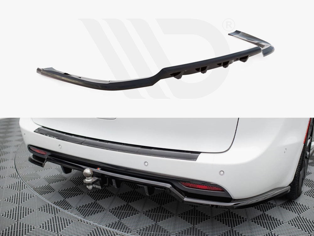 Central Rear Splitter (Vertical Bars) Chrysler Pacifica Mk2 Facelift - Wayside Performance 