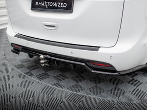 Central Rear Splitter (Vertical Bars) Chrysler Pacifica Mk2 Facelift - Wayside Performance 