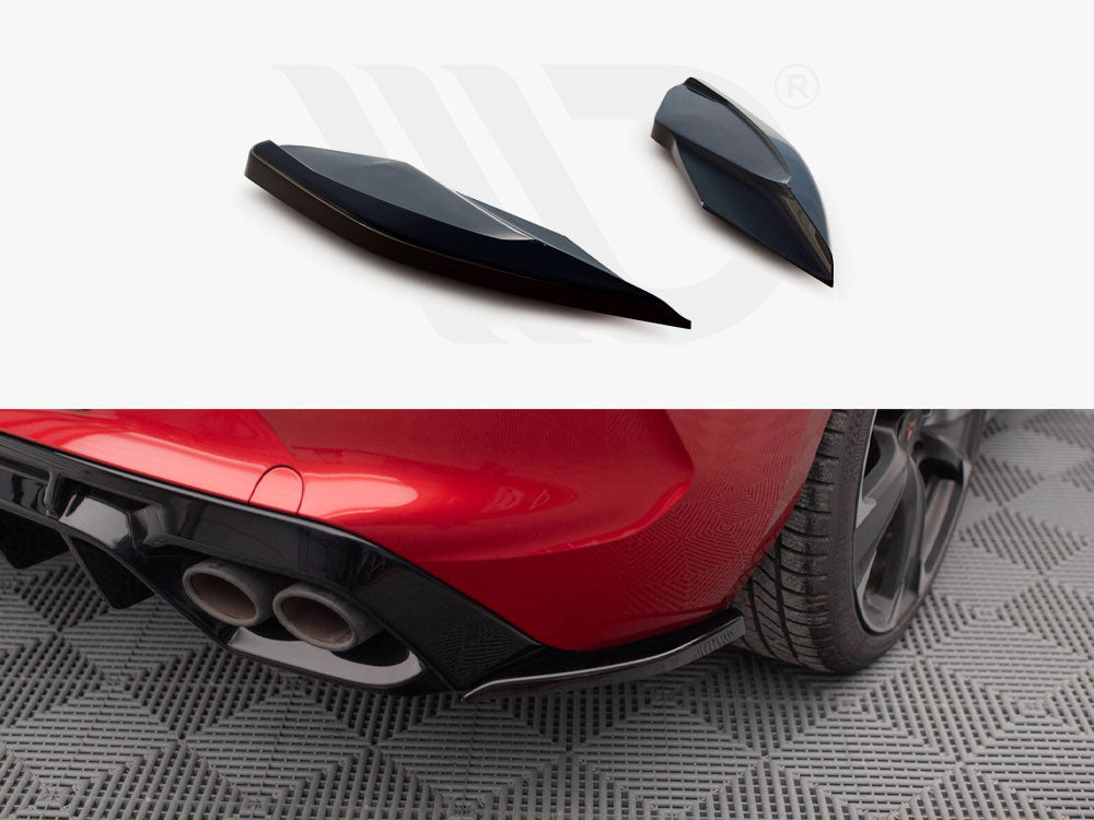 Rear Side Splitters V.2 Cupra Leon Hatchback Mk1 - Wayside Performance 