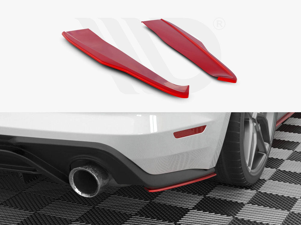 Rear Side Splitters V.2 Ford Mustang Mk6 Facelift - Wayside Performance 