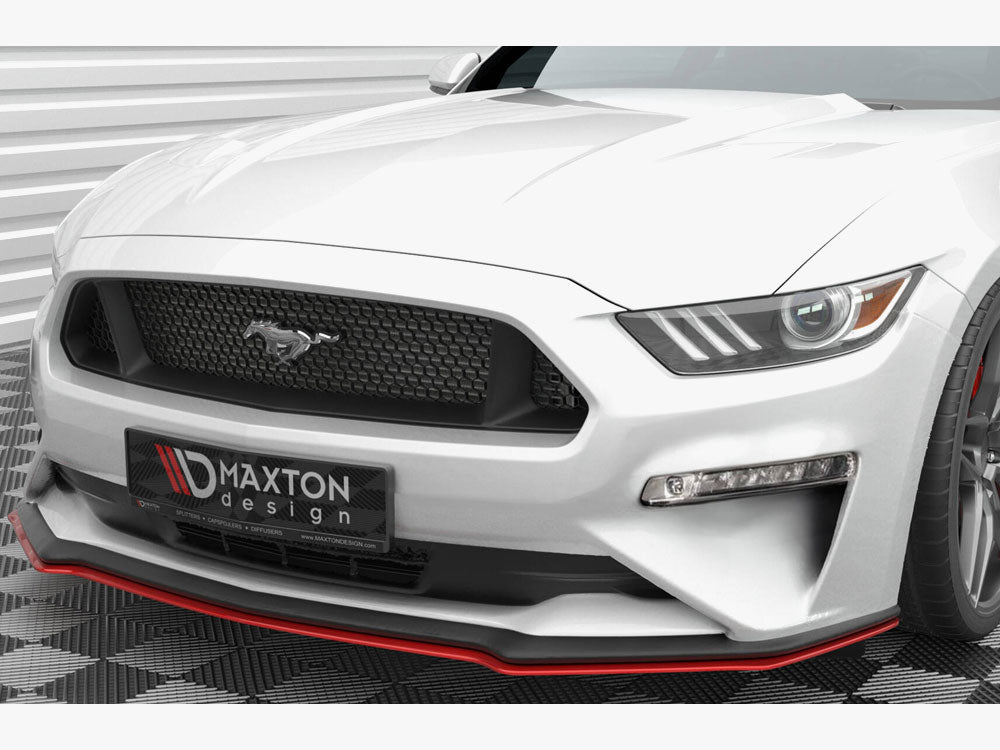 Front Splitter V.2 Ford Mustang Mk6 Facelift - Wayside Performance 