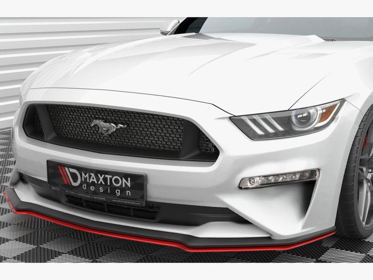 Front Splitter V.2 Ford Mustang Mk6 Facelift - Wayside Performance 