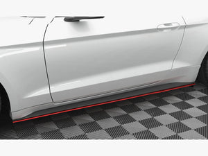 Side Skirts Diffusers V.2 Ford Mustang Mk6 Facelift - Wayside Performance 
