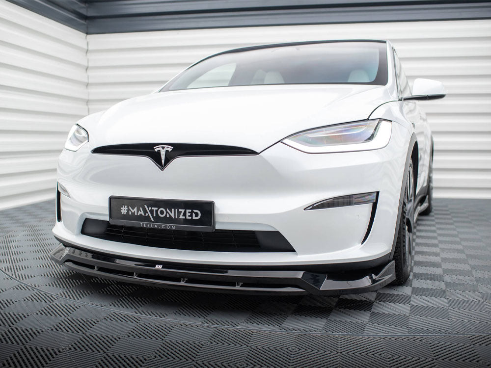 Front Splitter V.1 Tesla Model X Mk1 Facelift - Wayside Performance 