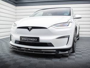 Front Splitter V.1 Tesla Model X Mk1 Facelift - Wayside Performance 