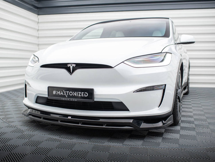 Front Splitter V.1 Tesla Model X Mk1 Facelift - Wayside Performance 