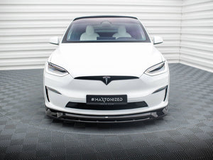 Front Splitter V.1 Tesla Model X Mk1 Facelift - Wayside Performance 
