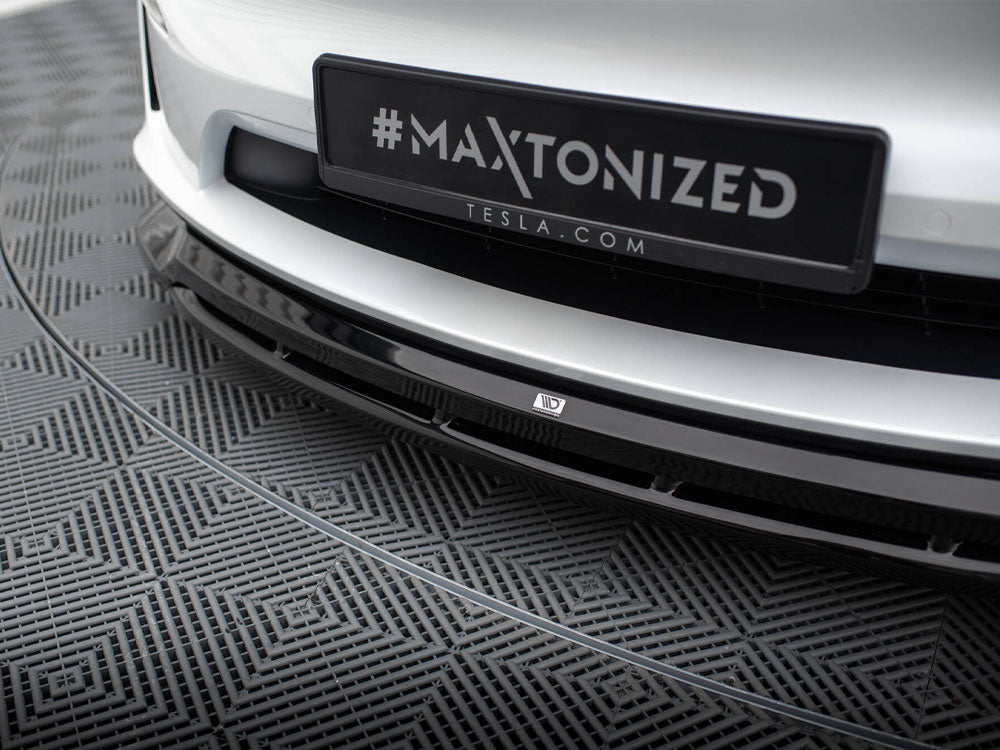 Front Splitter V.1 Tesla Model X Mk1 Facelift - Wayside Performance 