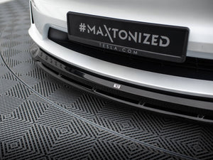 Front Splitter V.1 Tesla Model X Mk1 Facelift - Wayside Performance 