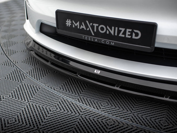 Front Splitter V.1 Tesla Model X Mk1 Facelift - Wayside Performance 