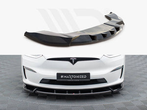 Front Splitter V.2 Tesla Model X Mk1 Facelift - Wayside Performance 