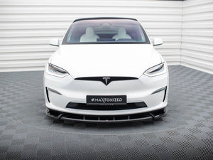 Front Splitter V.2 Tesla Model X Mk1 Facelift - Wayside Performance 