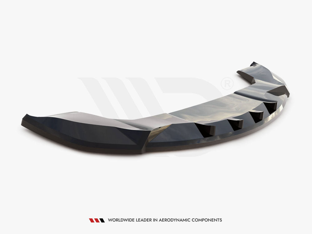 Front Splitter V.2 Tesla Model X Mk1 Facelift - Wayside Performance 