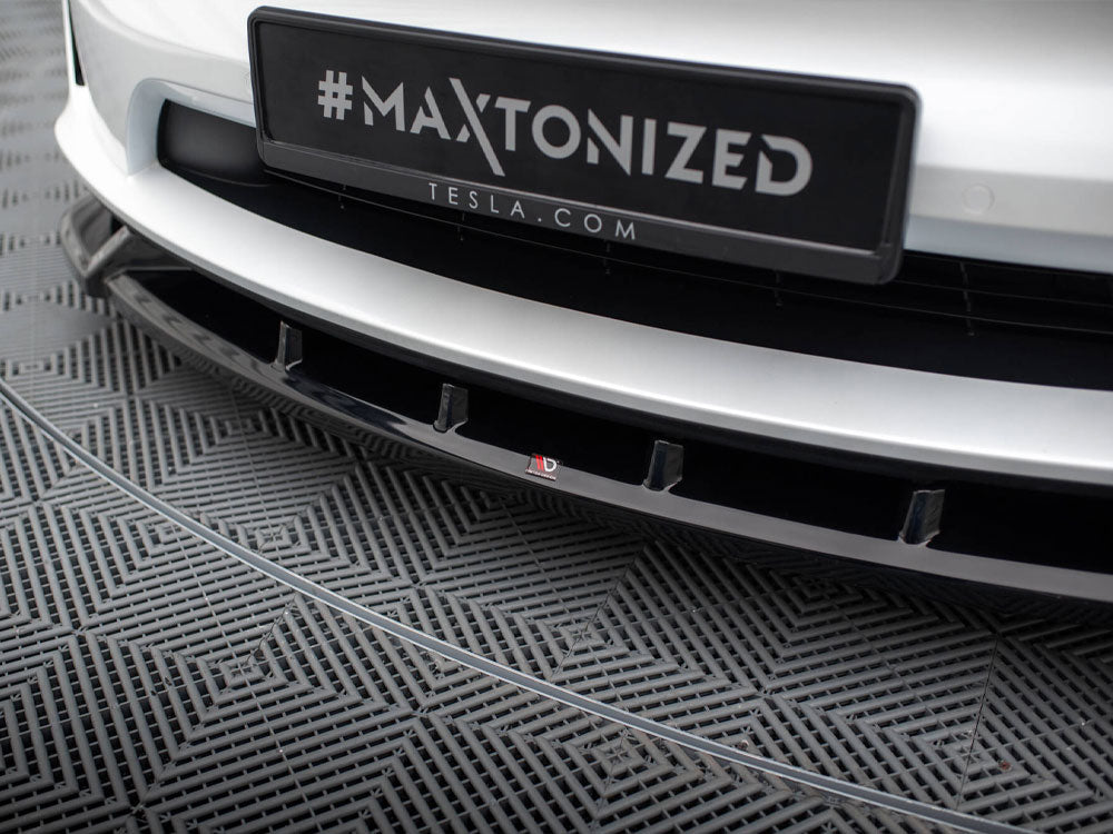 Front Splitter V.2 Tesla Model X Mk1 Facelift - Wayside Performance 
