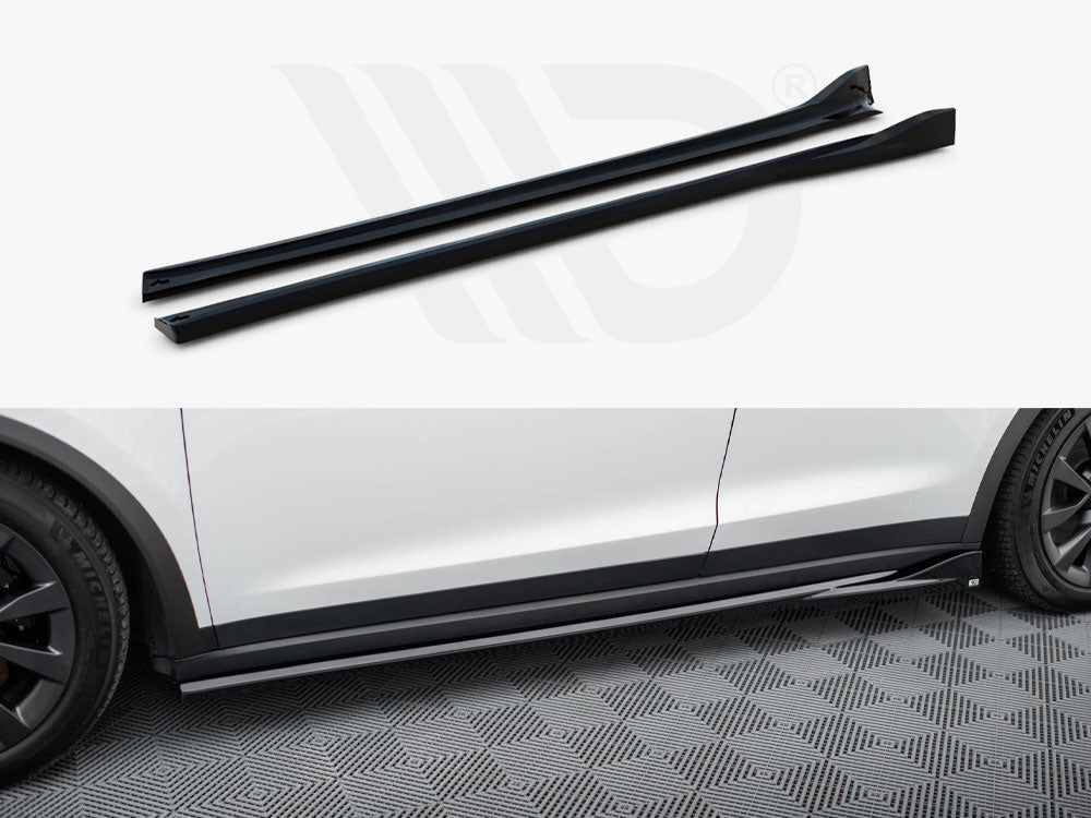 Side Skirts Diffusers Tesla Model X Mk1 Facelift - Wayside Performance 