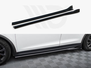 Side Skirts Diffusers Tesla Model X Mk1 Facelift - Wayside Performance 