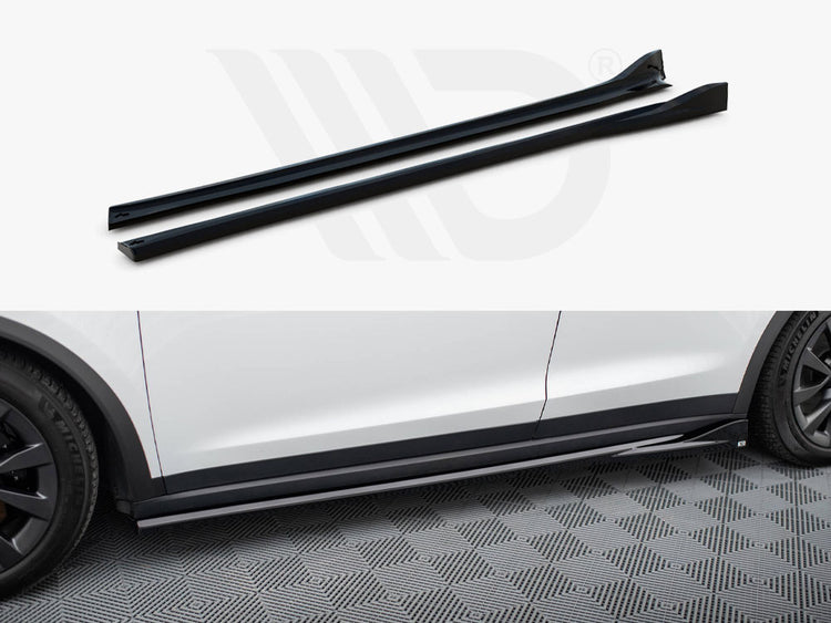 Side Skirts Diffusers Tesla Model X Mk1 Facelift - Wayside Performance 