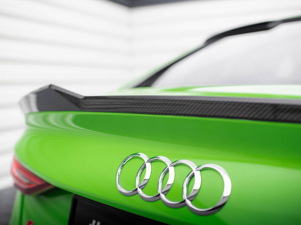 Carbon Fiber Tailgate Spoiler Audi RS3 Sedan 8Y - Wayside Performance 