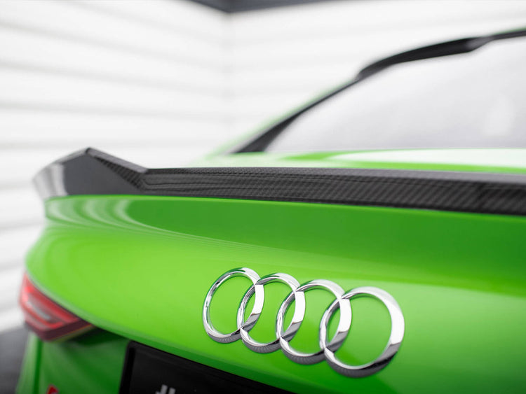 Carbon Fiber Tailgate Spoiler Audi RS3 Sedan 8Y - Wayside Performance 
