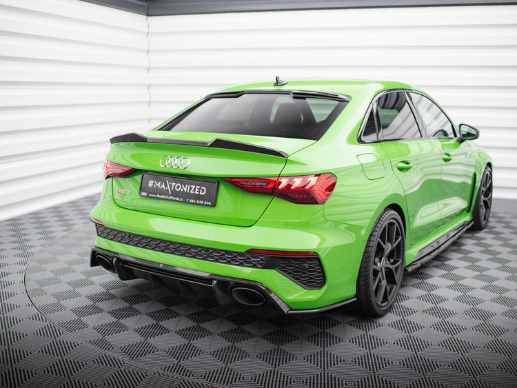 Carbon Fiber Tailgate Spoiler Audi RS3 Sedan 8Y - Wayside Performance 